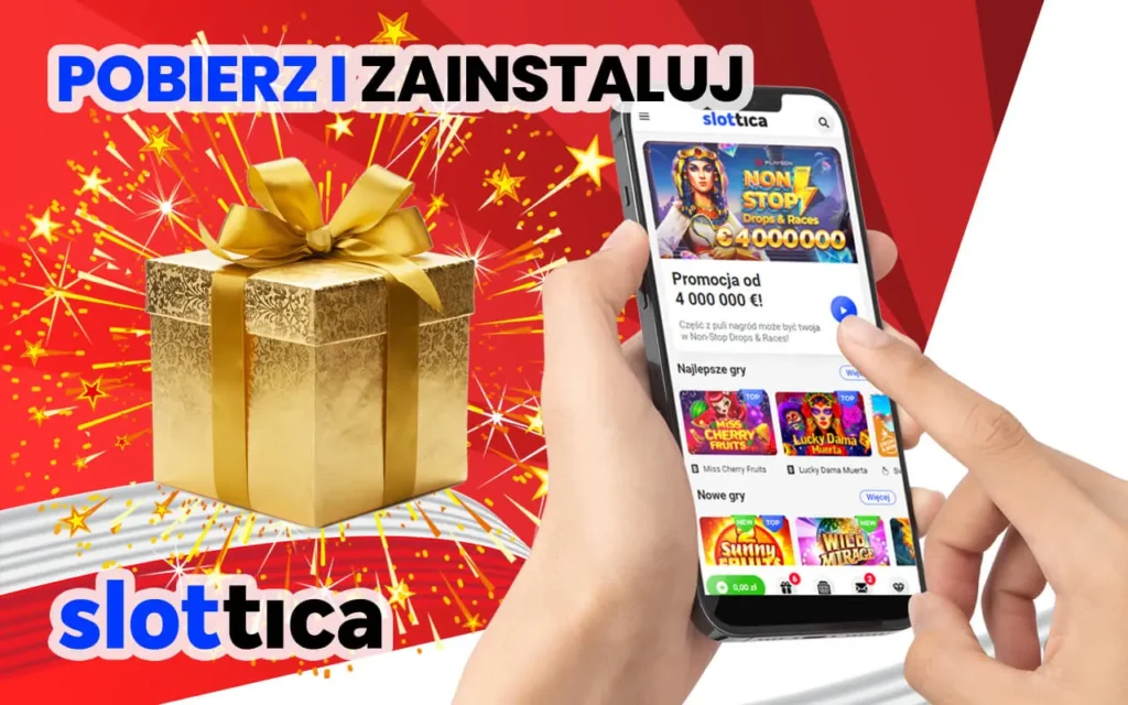 Poczuj wszystkie zalety aplikacji mobilnej Slottica Casino i otrzymaj bonus powitalny
