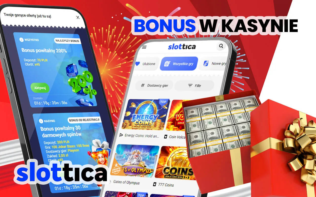 Sprawdź program bonusowy Slottica Casino PL